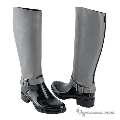 Сапоги Mia Donna, цвет цвет серый / черный