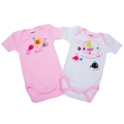 Комплект боди Absorba, цвет цвет розовый