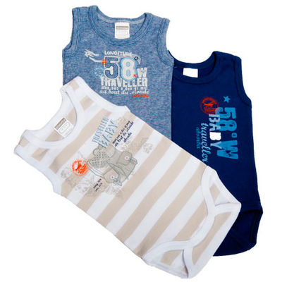 Комплект боди Absorba, цвет цвет синий