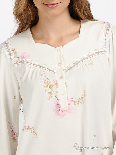 Ночная сорочка NOTTEBLU женская, цвет кремовый