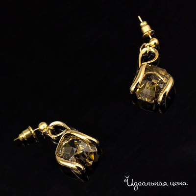 Серьги Andrea Marazzini, цвет цвет дымчатый