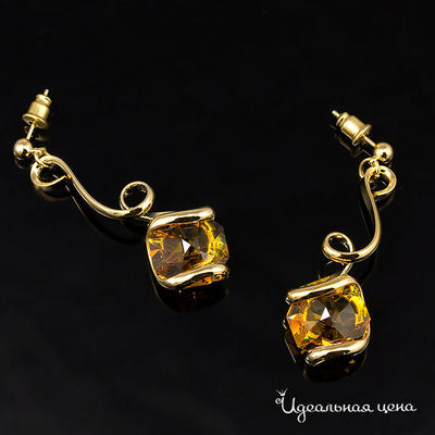 Серьги Andrea Marazzini, цвет цвет топаз