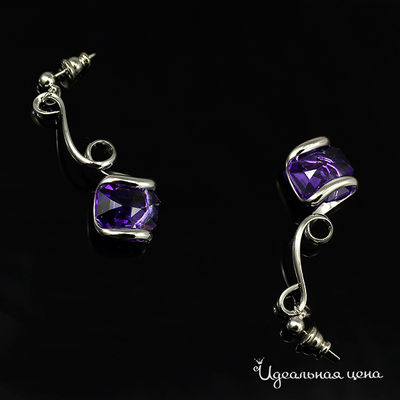 Серьги Andrea Marazzini, цвет цвет фиолетовый