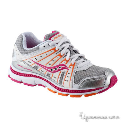 Кроссовки Saucony, цвет цвет серебряный / розовый / оранжевый