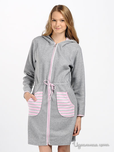 Халат Fancy, цвет цвет серый