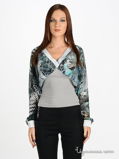 Блузка Lussotico, цвет цвет серый