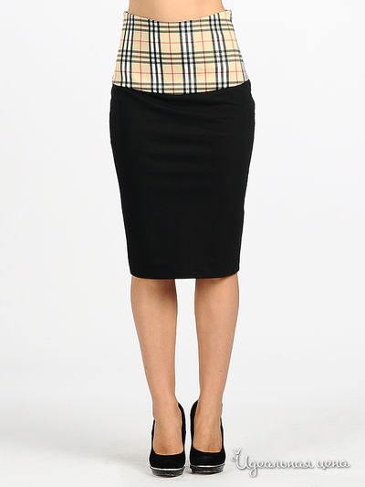 Юбка Lussotico, цвет цвет черный / мультиколор