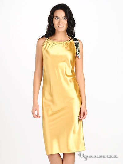 Платье Sysoev, цвет цвет горчичный