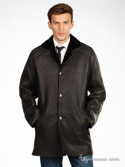 Дубленка Ivagio, цвет цвет темно-коричневый