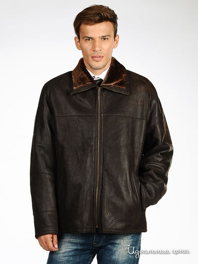 Дубленка Ivagio, цвет цвет темно-коричневый