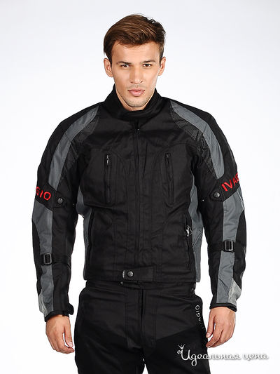 Мотокуртка Ivagio, цвет цвет черный / серый