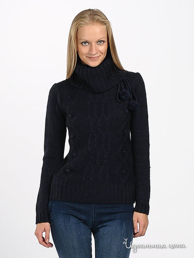 Свитер Nervous & Angry girls, цвет цвет темно-синий