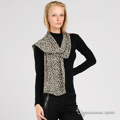 Шарф Nervous & Angry girls, цвет принт леопард