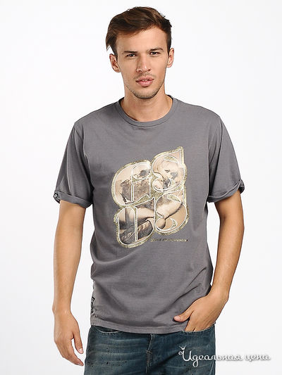 Футболка GSUS, цвет цвет темно-серый