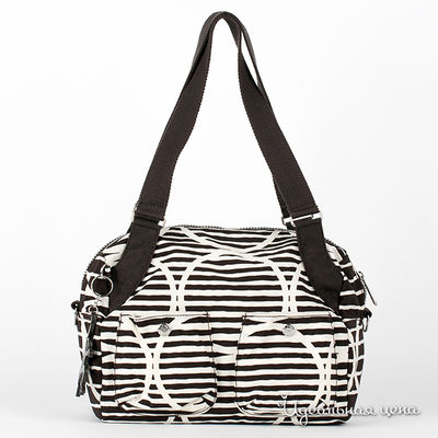 Сумка Kipling, цвет цвет черный / белый принт