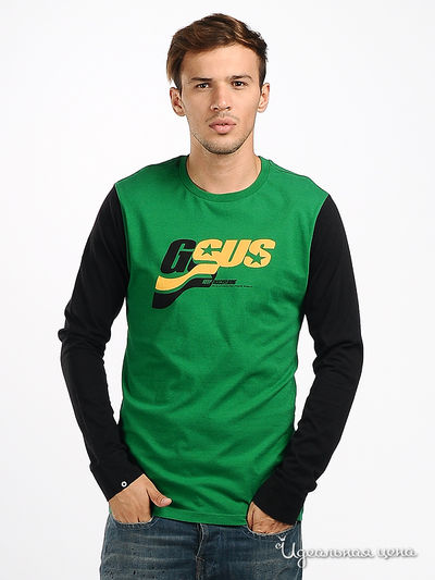 Футболка GSUS, цвет цвет зеленый