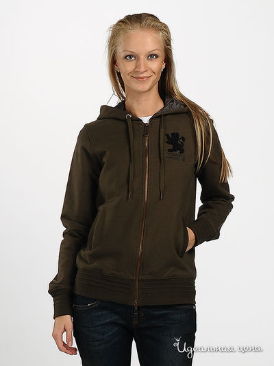 Толстовка Zu Elements, цвет цвет зеленый