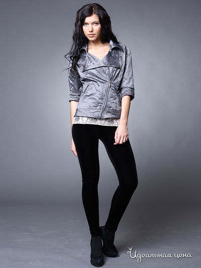 Куртка-косуха French Fries, цвет цвет джинсовый