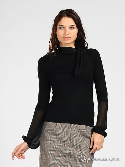 Блузка F5jeans, цвет цвет черный