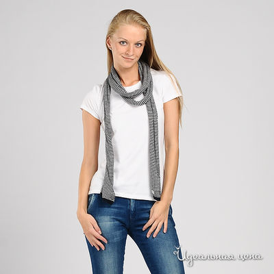 Шарф Calvin Klein Jeans женский, цвет серый / темно-синий