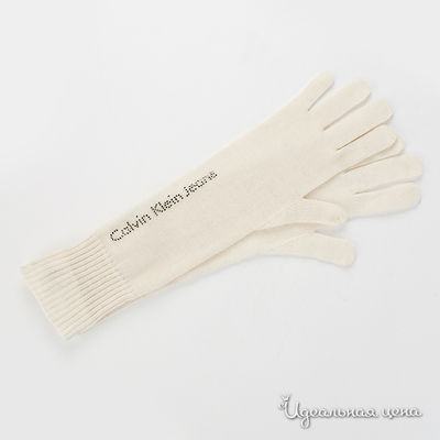 перчатки Calvin Klein Jeans, цвет цвет молочный