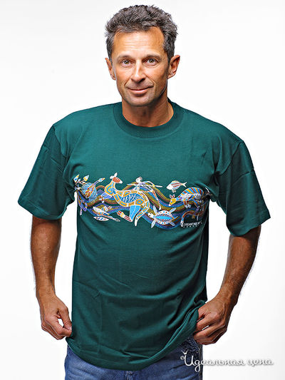 Футболка CHURINGA, цвет цвет темно-зеленый