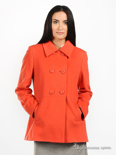 Пальто Luisa Cerano, цвет цвет оранжевый