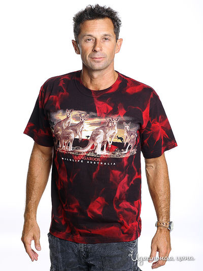 Футболка CHURINGA, цвет цвет красный / черный