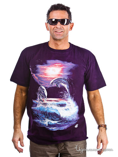 Футболка CHURINGA, цвет цвет лиловый