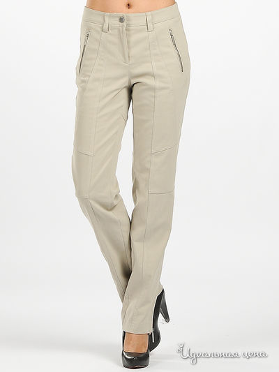 Брюки Luisa Cerano, цвет цвет светло-серый