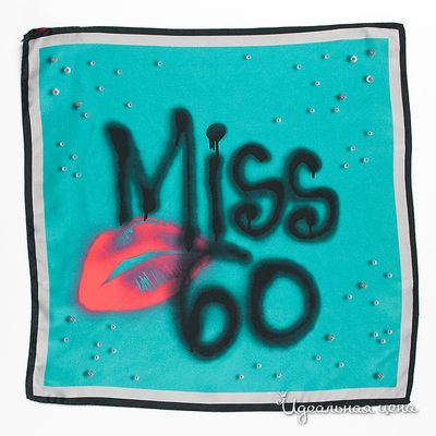Бандана Miss Sixty, цвет цвет бирюзовый