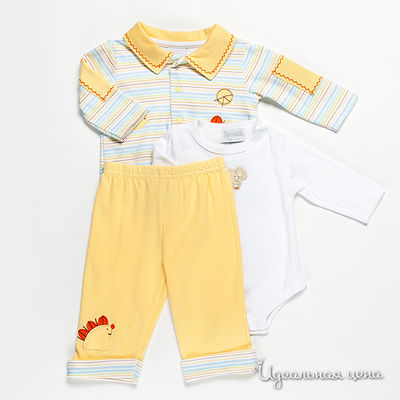 Комплект Best for kids, цвет цвет желтый / белый