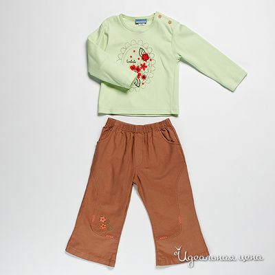 Комплект Best for kids, цвет цвет салатовый / розово-коричневый