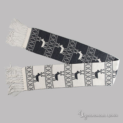 Шарф Flash, цвет цвет белый / синий