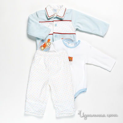 Комплект Best for kids, цвет цвет белый / голубой