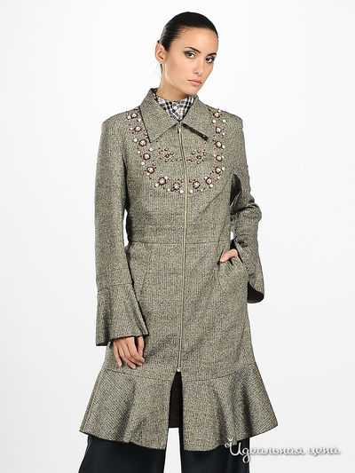 Пальто Adzhedo, цвет цвет серый