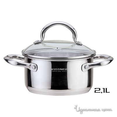 Кастрюля Vissner, цвет shine