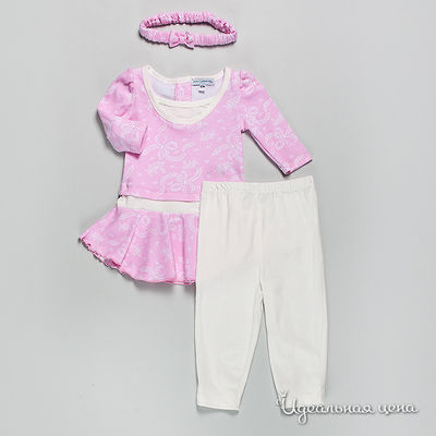 Комплект Best for kids, цвет цвет розовый / белый