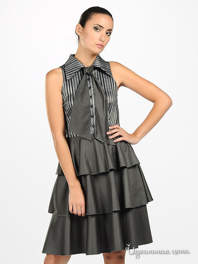 Платье Adzhedo, цвет цвет серый