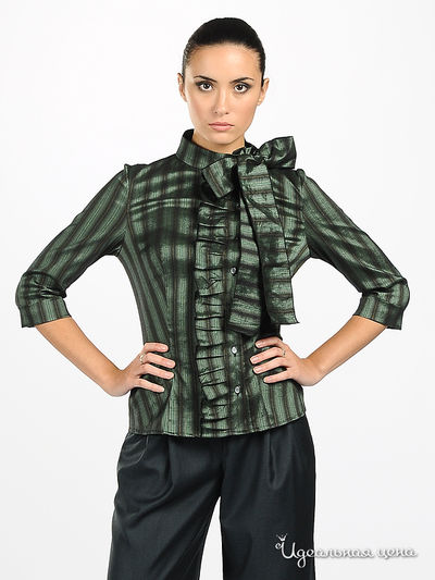 Блузка Adzhedo, цвет цвет зеленый