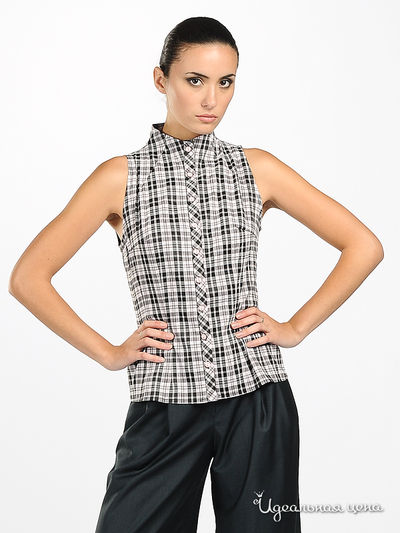 Блуза Adzhedo, цвет цвет серый / белый