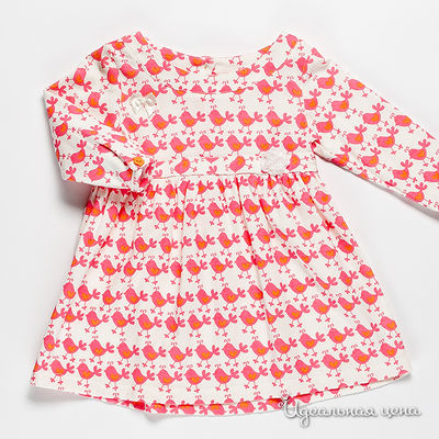 Платье Best for kids, цвет цвет белый / малиновый