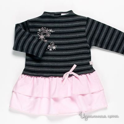 Платье Best for kids, цвет цвет серый / розовый