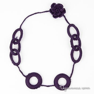 Бусы Adzhedo, цвет цвет бордовый