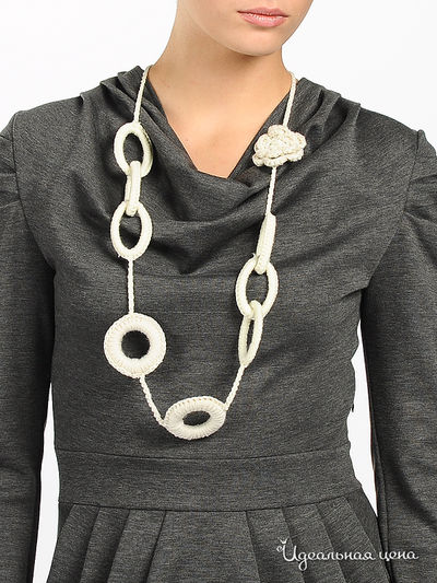 Бусы Adzhedo, цвет цвет белый