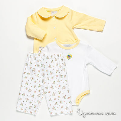 Комплект Best for kids, цвет цвет желтый / белый