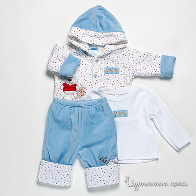 Комплект Best for kids, цвет цвет белый / голубой