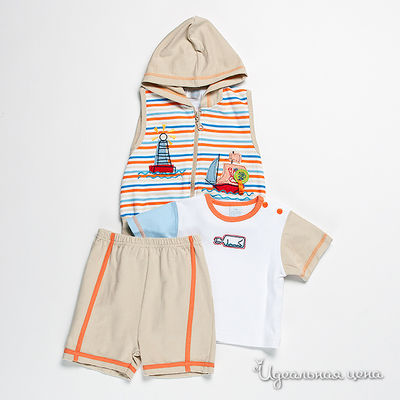 Комплект Best for kids, цвет цвет белый / бежевый