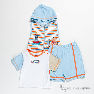 Комплект Best for kids, цвет цвет белый / голубой