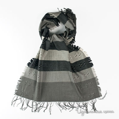 Палантин Leo Ventoni, цвет цвет черно-серый